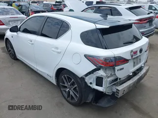 2017 Lexus CT 200h with VIN JTHKD5BH4H2283160, listed as a IAAI auction lot 42383036 with 115,582 mi miles and . Bid and sale history available at DreamBid. Image 3.