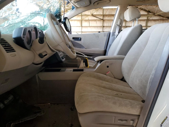 2005 Nissan Murano S with VIN JN8AZ08W55W435205, listed as a Copart auction lot 71712194 with 0 mi miles and Salvage Title. Bid and sale history available at carsss.com. Image 7.