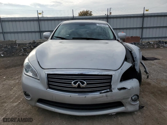 2013 Infiniti M37 with VIN JN1BY1AR3DM602865, listed as a Copart auction lot 78221234 with 0 miles and Salvage Title. Bid and sale history available at carsss.com. Image 5.
