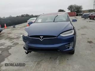 2020 Tesla Model X Long Range with VIN 5YJXCBE2XLF250234, listed as a Copart auction lot 42236365 with 63,401 mi miles and Non Repairable. Bid and sale history available at carsss.com. Image 15.