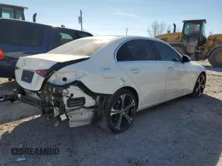 2023 Mercedes-Benz C 300 with VIN W1KAF4GB4PR094669, listed as a Copart auction lot 42232805 with 9,643 mi miles and Salvage Title. Bid and sale history available at carsss.com. Image 3.