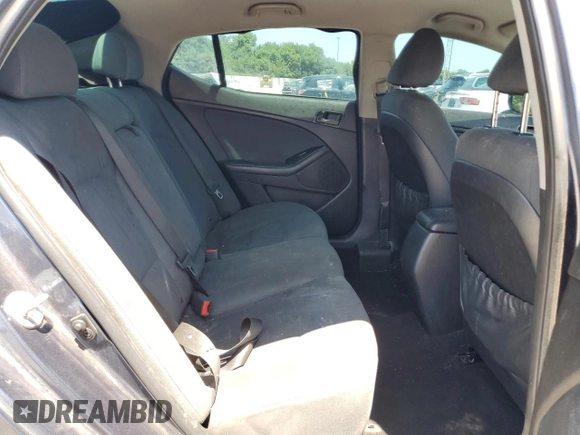 2015 Kia Optima LX with VIN 5XXGM4A78FG437595, listed as a Copart auction lot 56953215 with 217,522 mi miles and Salvage title. Bid and sale history available at DreamBid. Image 10.