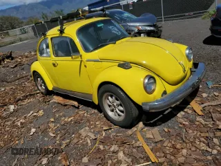 1974 Volkswagen Beetle with VIN 1342675695, listed as a Copart auction lot 71269974 with 18,636 mi miles and Salvage Title. Bid and sale history available at DreamBid. Image 4.
