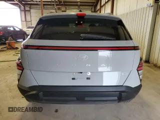 2024 Hyundai Kona SEL with VIN KM8HBCAB9RU087848, listed as a Copart auction lot 67961344 with 5,127 mi miles and Salvage Title. Bid and sale history available at carsss.com. Image 6.