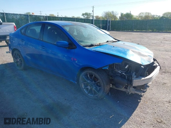 2016 Dodge Dart SE with VIN 1C3CDFAA4GD540888, listed as a IAAI auction lot 42016246 with 95,873 mi miles. Bid and sale history available at carsss.com. Image 1.