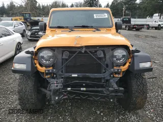 2021 Jeep Wrangler Unlimited Willys with VIN 1C4HJXDMXMW658305, listed as a Copart auction lot 85658534 with 65,653 mi miles and Salvage title. Bid and sale history available at DreamBid. Image 5.