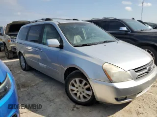 2006 Kia Sedona LX with VIN KNDMB233X66103297, listed as a Copart auction lot 75307764 with Not Provided miles and Salvage Title. Bid and sale history available at carsss.com. Image 4.