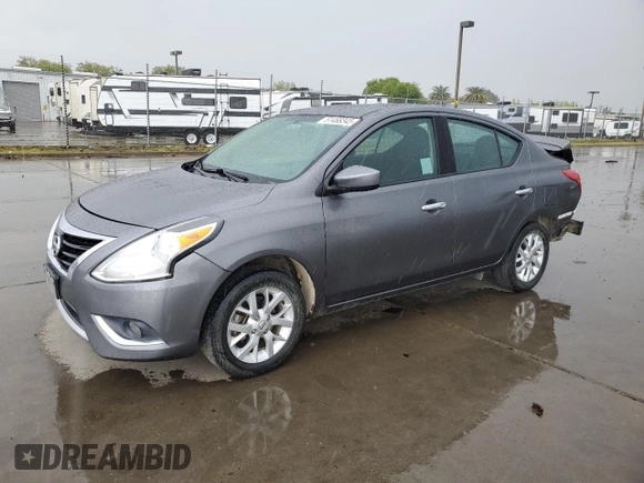 2018 Nissan Versa Sedan SV with VIN 3N1CN7AP1JL872424, listed as a Copart auction lot 51468345 with 200,793 mi miles and Salvage Title. Bid and sale history available at carsss.com. Image 1.