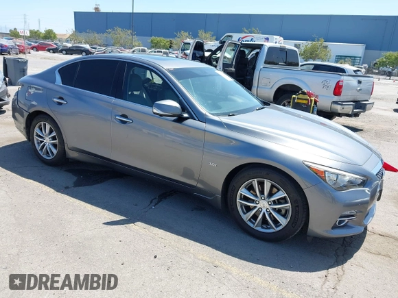 2017 Infiniti Q50 Premium with VIN JN1EV7AP0HM737377, listed as a IAAI auction lot 42507397 with 62,118 mi miles and . Bid and sale history available at DreamBid. Image 1.