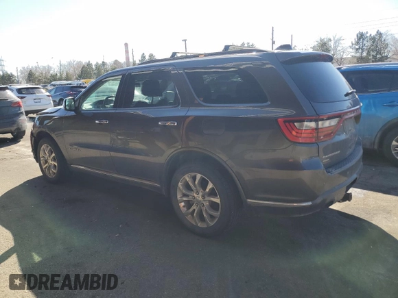 2016 Dodge Durango Citadel z VIN 1C4RDJEG4GC465087, wystawiony jako Copart lot #44124205 z przebiegiem 168 646 mil mil oraz Szkoda całkowita • Salvage title. Historia ofert i sprzedaży dostępna na DreamBid. Obrazek 2.