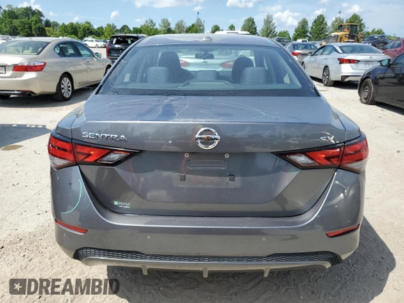 2021 Nissan Sentra SV with VIN 3N1AB8CV1MY284807, listed as a Copart auction lot 61458525 with 71,297 mi miles and Salvage title. Bid and sale history available at DreamBid. Image 6.