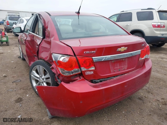 2011 Chevrolet Cruze LTZ with VIN 1G1PH5S91B7113281, listed as a IAAI auction lot 41886936 with 228,725 mi miles. Bid and sale history available at carsss.com. Image 3.