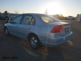 2003 Honda Civic Hybrid with VIN JHMES95683S010347, listed as a IAAI auction lot 41458780 with 180,952 mi miles. Bid and sale history available at carsss.com. Image 3.