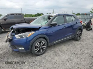 2020 Nissan Kicks SR with VIN 3N1CP5DV0LL492423, listed as a Copart auction lot 64596495 with 74,127 mi miles and Clean title. Bid and sale history available at DreamBid. Image 1.