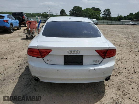 2013 Audi A7 Premium Plus с VIN WAUYGAFC0DN150198, выставлен на аукционе Copart как лот 57154595 с пробегом 144 056 миль миль и Списание • Salvage title. История ставок и продаж доступна на DreamBid. Изображение 6.