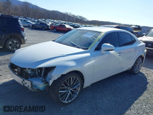 2014 Lexus IS 250 with VIN JTHCF1D21E5005746, listed as a IAAI auction lot 41892900 with 136,295 mi miles. Bid and sale history available at carsss.com. Image 6.