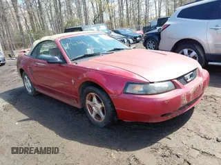 2003 Ford Mustang Deluxe with VIN 1FAFP44443F367341, listed as a IAAI auction lot 41985869 with 1 mi miles. Bid and sale history available at carsss.com. Image 1.