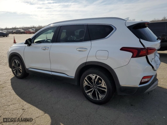 2019 Hyundai Santa Fe Limited with VIN 5NMS53AA9KH016803, listed as a Copart auction lot 41851165 with 178,432 mi miles and Salvage Title. Bid and sale history available at carsss.com. Image 2.