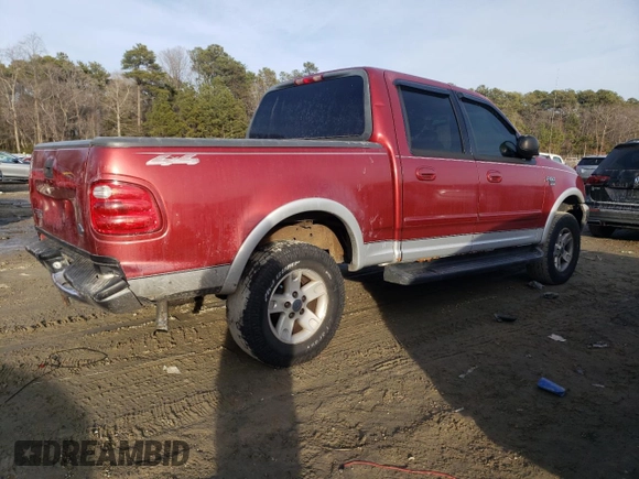 2001 Ford F-150 XLT with VIN 1FTRW08W01KD52354, listed as a Copart auction lot 42524255 with Not provided miles and Non repairable. Bid and sale history available at DreamBid. Image 3.