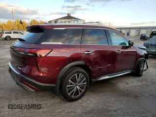 2023 Infiniti QX60 Sensory with VIN 5N1DL1GS4PC368742, listed as a Copart auction lot 84702134 with 24,542 mi miles and Salvage title. Bid and sale history available at DreamBid. Image 3.