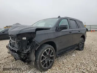 2023 Chevrolet Tahoe RST with VIN 1GNSCRKD9PR445189, listed as a Copart auction lot 42785435 with 48,333 mi miles and Salvage Title. Bid and sale history available at carsss.com. Image 1.