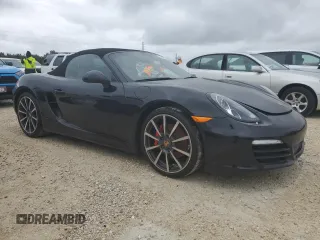 2013 Porsche Boxster S with VIN WP0CB2A86DS134111, listed as a Copart auction lot 74255514 with 0 mi miles and Salvage Title. Bid and sale history available at carsss.com. Image 4.