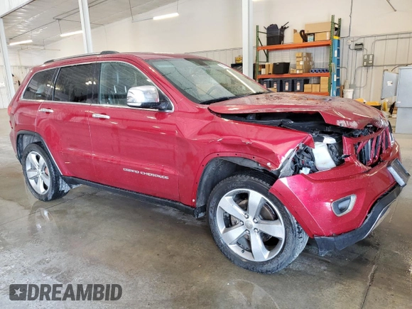 2014 Jeep Grand Cherokee Limited with VIN 1C4RJFBGXEC386224, listed as a Copart auction lot 60318815 with 136,076 mi miles and Salvage title. Bid and sale history available at DreamBid. Image 4.