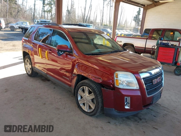 2011 GMC Terrain SLE-2 with VIN 2CTFLTEC6B6343397, listed as a IAAI auction lot 41447951 with 163,497 mi miles. Bid and sale history available at carsss.com. Image 1.