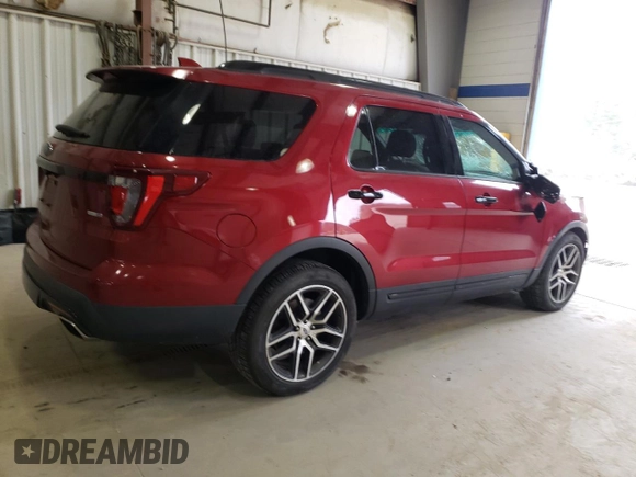 2017 Ford Explorer Sport with VIN 1FM5K8GTXHGB49173, listed as a Copart auction lot 49071435 with 95,966 mi miles and Salvage Title. Bid and sale history available at DreamBid. Image 3.