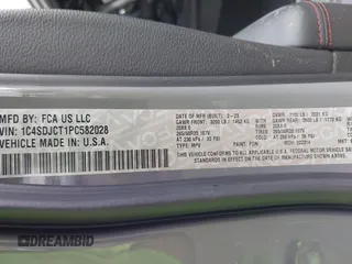 2023 Dodge Durango R/T Plus с VIN 1C4SDJCT1PC582028, выставлен на аукционе IAAI как лот 42244917 с пробегом 52 276 миль миль и . История ставок и продаж доступна на DreamBid. Изображение 9.