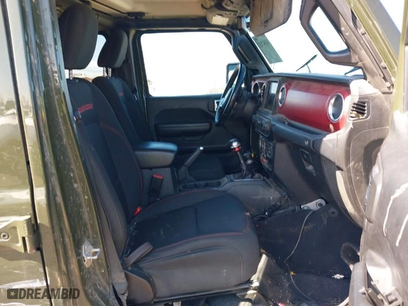 2022 Jeep Gladiator Rubicon with VIN 1C6JJTBG9NL102133, listed as a IAAI auction lot 41547187 with 105,881 mi miles. Bid and sale history available at carsss.com. Image 5.