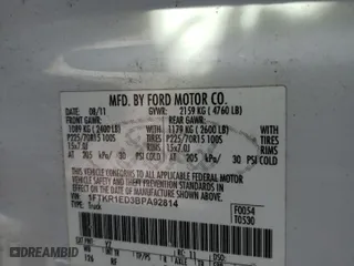 2011 Ford Ranger XL with VIN 1FTKR1ED3BPA92814, listed as a Copart auction lot 43513035 with 101,179 mi miles and Clean Title. Bid and sale history available at carsss.com. Image 12.