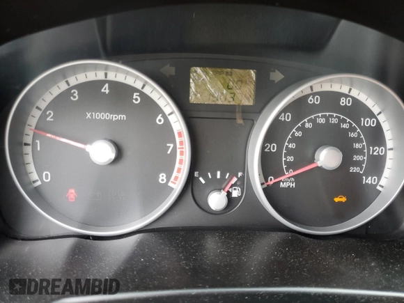 2009 Hyundai Accent Auto GLS with VIN KMHCN46C09U291494, listed as a Copart auction lot 48897735 with 190,374 mi miles and Salvage Title. Bid and sale history available at carsss.com. Image 9.