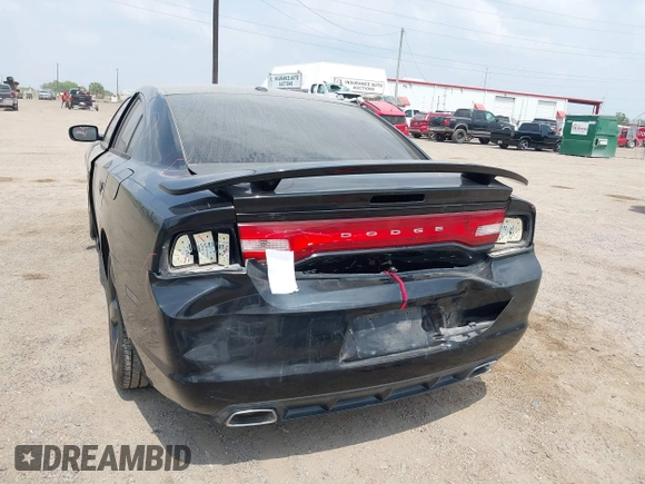 2014 Dodge Charger SXT with VIN 2C3CDXHG3EH122158, listed as a IAAI auction lot 41861010 with 122,842 mi miles. Bid and sale history available at carsss.com. Image 3.
