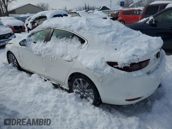 2021 Mazda 3 Select with VIN 3MZBPBBM6MM207797, listed as a Copart auction lot 44847015 with 92,310 mi miles and Salvage Title. Bid and sale history available at carsss.com. Image 2.