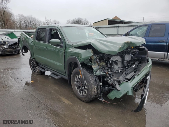 2024 Nissan Frontier PRO-4X with VIN 1N6ED1EK4RN627856, listed as a Copart auction lot 85298924 with 7,308 mi miles and Salvage Title. Bid and sale history available at carsss.com. Image 4.