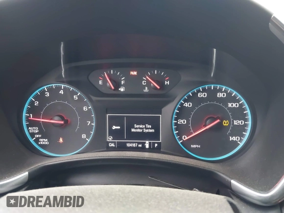 2018 Chevrolet Equinox LT with VIN 2GNAXJEV8J6252105, listed as a IAAI auction lot 41814264 with 104,167 mi miles. Bid and sale history available at carsss.com. Image 7.