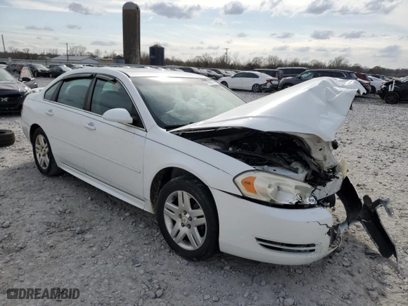2012 Chevrolet Impala LT Fleet with VIN 2G1WG5E37C1164028, listed as a Copart auction lot 47863575 with 98,207 mi miles and Salvage Title. Bid and sale history available at carsss.com. Image 4.