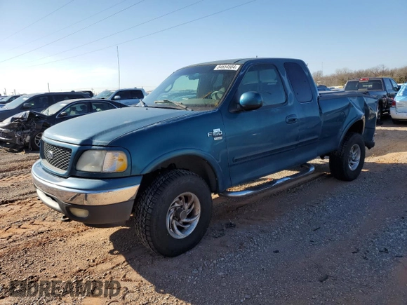 2000 Ford F-150 XL with VIN 1FTRX18W5YNB91950, listed as a Copart auction lot 84654584 with 0 mi miles and Salvage Title. Bid and sale history available at carsss.com. Image 1.