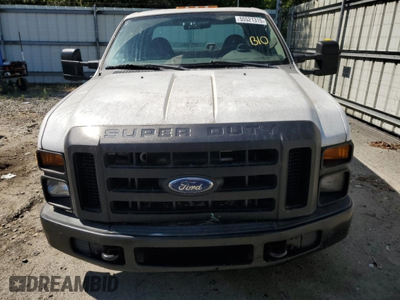 2008 Ford F-250 XL with VIN 1FTSW20588EC04221, listed as a Copart auction lot 55521315 with 176,276 mi miles and Salvage title. Bid and sale history available at DreamBid. Image 5.