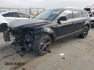 2012 Audi Q7 3.0T S line with VIN WA1DGAFE2CD003804, listed as a Copart auction lot 85985334 with 143,994 mi miles and Salvage Title. Bid and sale history available at carsss.com. Image 1.