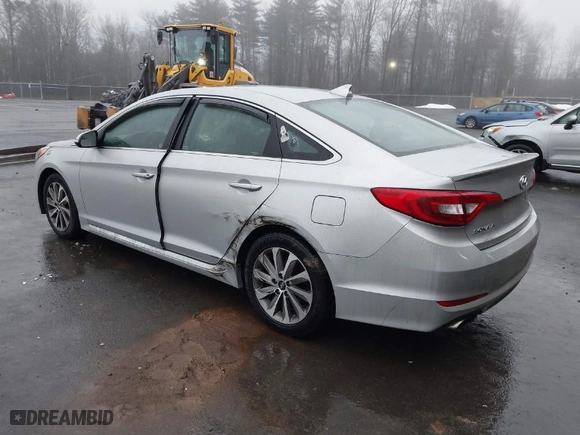 2015 Hyundai Sonata 2.4L Sport with VIN 5NPE34AF3FH067159, listed as a IAAI auction lot 41790336 with 161,028 mi miles. Bid and sale history available at carsss.com. Image 3.