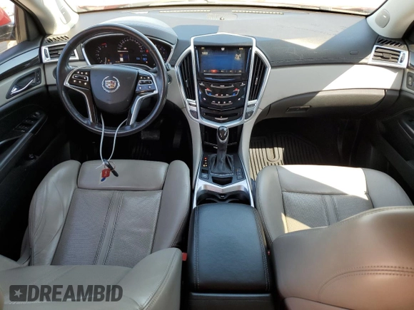 2013 Cadillac SRX Performance Collection with VIN 3GYFNDE36DS628613, listed as a Copart auction lot 52158015 with 93,382 mi miles and Salvage Title. Bid and sale history available at carsss.com. Image 8.