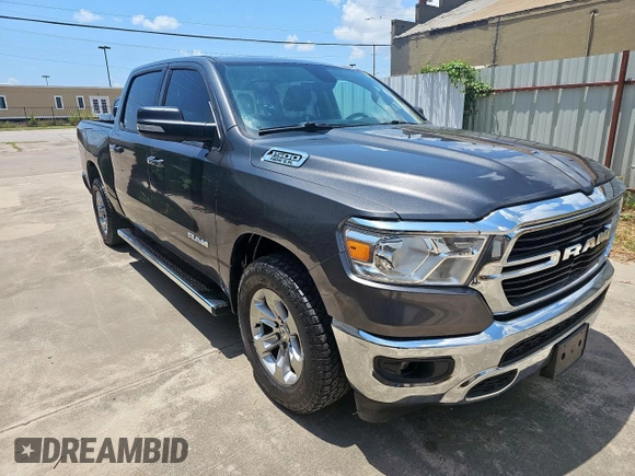 2020 Ram 1500 Lone Star with VIN 1C6RREFT3LN117968, listed as a Copart auction lot 64258905 with 62,826 mi miles and Clean title. Bid and sale history available at DreamBid. Image 1.