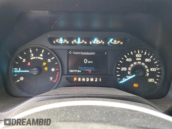 2016 Ford F-150 XLT with VIN 1FTEX1EFXGKF06793, listed as a Copart auction lot 48399745 with 184,777 mi miles and Salvage Title. Bid and sale history available at carsss.com. Image 9.