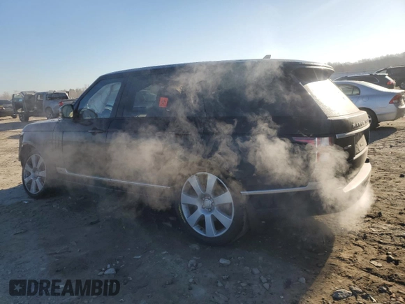 2015 Land Rover Range Rover Supercharged с VIN SALGS3TF2FA218690, выставлен на аукционе Copart как лот 46417235 с пробегом 106 784 миль миль и Списание • Salvage title. История ставок и продаж доступна на DreamBid. Изображение 2.