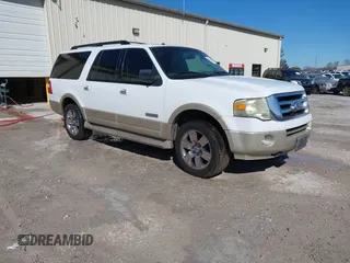 2007 Ford Expedition EL Eddie Bauer with VIN 1FMFK17587LA20691, listed as a IAAI auction lot 41732299 with 257,717 mi miles. Bid and sale history available at carsss.com. Image 1.