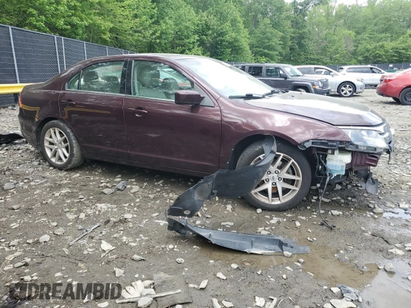2012 Ford Fusion SEL with VIN 3FAHP0JA9CR308736, listed as a Copart auction lot 58569775 with 184,857 mi miles and Non repairable. Bid and sale history available at DreamBid. Image 4.