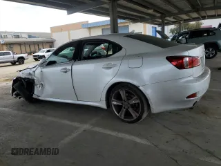 2012 Lexus IS 250 with VIN JTHBF5C26C5181502, listed as a Copart auction lot 47047335 with 184,726 mi miles and Salvage Title. Bid and sale history available at DreamBid. Image 2.