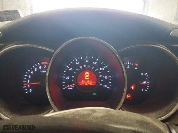 2013 Kia Optima LX with VIN 5XXGM4A7XDG236889, listed as a Copart auction lot 50734625 with 167,716 mi miles and Salvage Title. Bid and sale history available at carsss.com. Image 9.